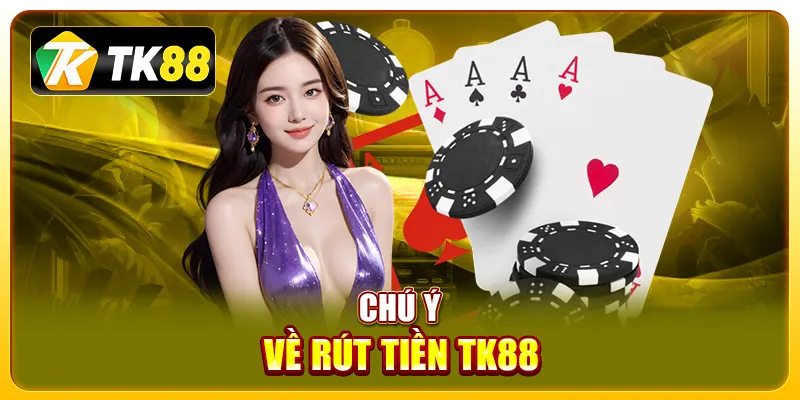 Chú ý về rút tiền TK88