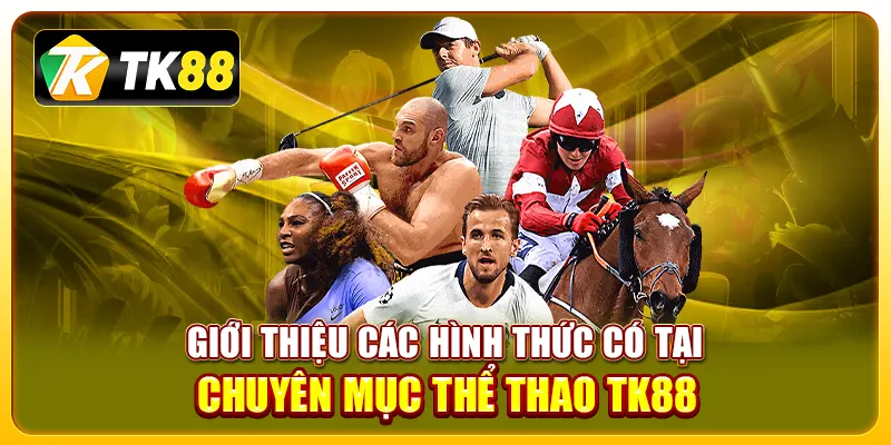 Giới thiệu các hình thức có tại chuyên mục thể thao TK88