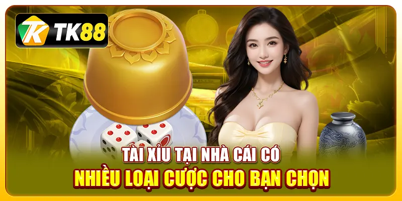 Tài xỉu tại nhà cái có nhiều loại cược cho bạn chọn